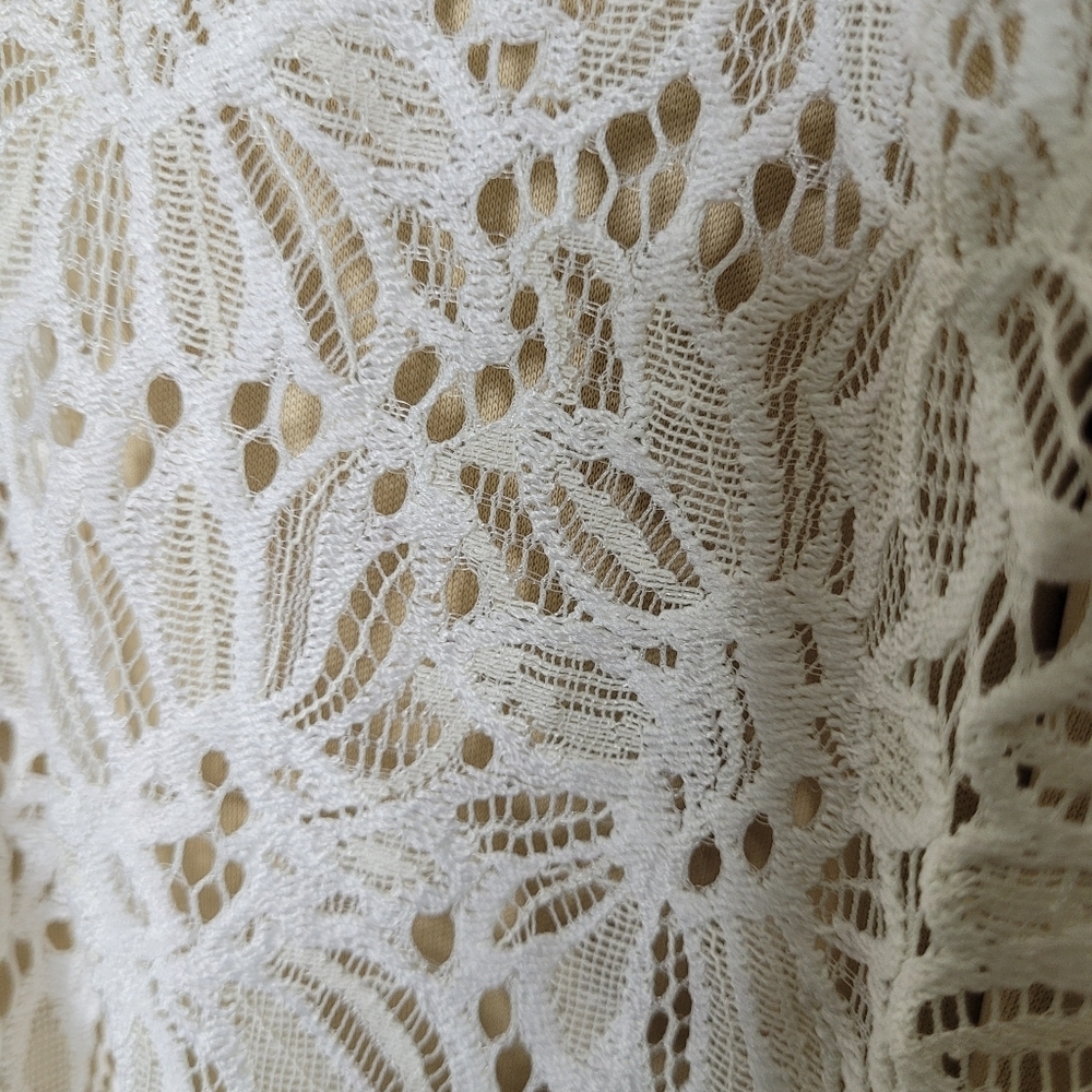 Speechless White Lace Mini Dress Size Medium NWT - Picture 3 of 8